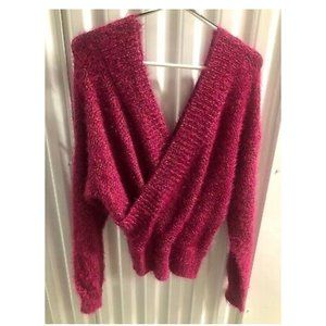 Soft Cozy Wrap Knit Sweater, M, NWOT